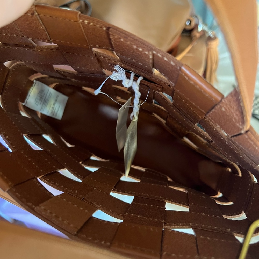 Madewell Brown Woven Leather Bag - Picture 7 of 7